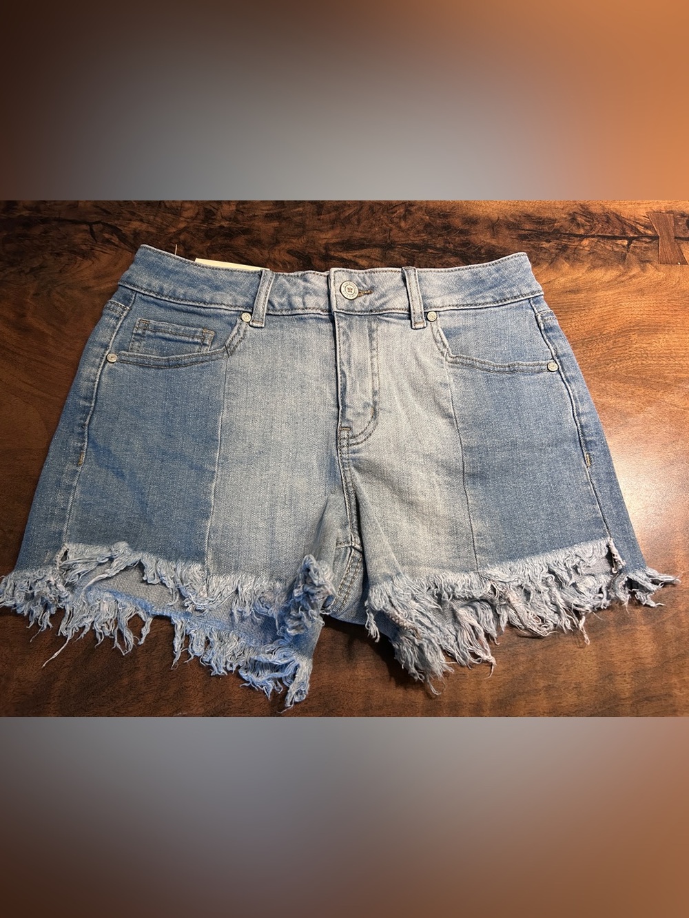 Altar’d State Two Tone Frayed Shorts